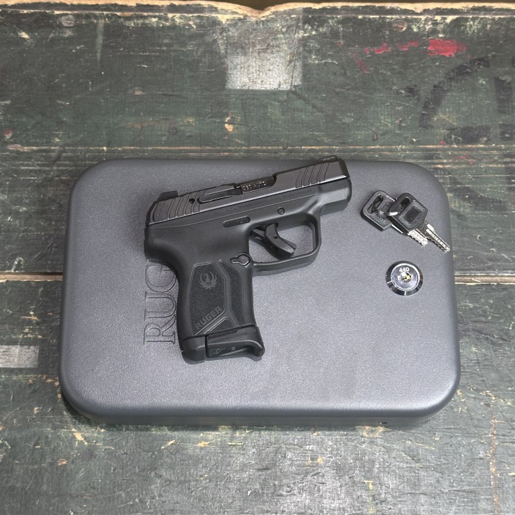 Ruger LCP MAX w/ Metal Lockbox .380 Ruger LCP MAX w/ Metal Lockbox .380